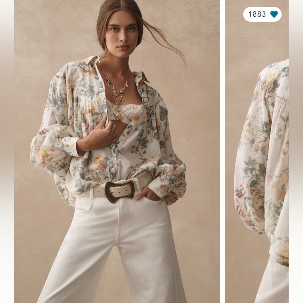 Anthropologie pilcro batwing blouse